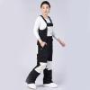imageGS SNOWING Womens Snow Bibs Waterproof Insulated Snowboard Overalls Winter Warm Ski PantsBlack
