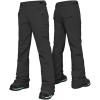 imageGS SNOWING Womens Winter Insulated Snow Pants Waterproof Windproof Ski Snowboard Pant for OutdoorBlack