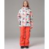 imageGS SNOWING Womens Winter Insulated Snow Pants Waterproof Windproof Ski Snowboard Pant for OutdoorBlue