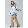 imageGS SNOWING Womens Winter Insulated Snow Pants Waterproof Windproof Ski Snowboard Pant for OutdoorKhaki