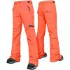 imageGS SNOWING Womens Winter Insulated Snow Pants Waterproof Windproof Ski Snowboard Pant for OutdoorOrange