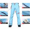 imageGS SNOWING Womens Winter Insulated Snow Pants Waterproof Windproof Ski Snowboard Pant for OutdoorOrange