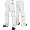imageGS SNOWING Womens Winter Insulated Snow Pants Waterproof Windproof Ski Snowboard Pant for OutdoorWhite