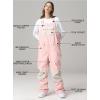 imageWomens Ski Pants Waterproof Insulated Snow Bibs Overalls