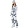 imageGS SNOWING Womens Ski Bib Pants Insulated Waterproof Snow Winter Warm Outdoor Snowboard OverallsMountain