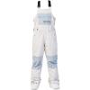 imageGS SNOWING Womens Snow Bibs Waterproof Insulated Snowboard Overalls Winter Warm Ski PantsWhite