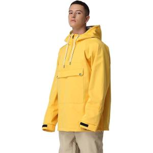 imageGS SNOWING Women and Men Pullover Hooded Insulated Ski Jacket Windproof Winter Warm Snow Coat for CoupleYellow