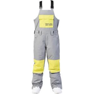 imageGS SNOWING Womens Snow Bibs Waterproof Insulated Snowboard Overalls Winter Warm Ski PantsGrey