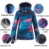 imageGS SNOWING Womens Ski Jackets Snowboard Coats Windproof Waterproof Insulated Warm Winter Mountain Hooded Jacket with Belt076
