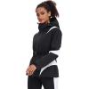 imageGS SNOWING Womens Ski Jackets Snowboard Coats Windproof Waterproof Insulated Warm Winter Mountain Hooded Jacket with BeltBlack