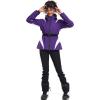 imageGS SNOWING Womens Ski Jackets Snowboard Coats Windproof Waterproof Insulated Warm Winter Mountain Hooded Jacket with BeltPurple