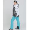 imageGS SNOWING Womens Ski Jackets and Pants Set Windproof Waterproof Insulated Snowsuit Winter Warm Snowboarding Snow Coat002blackblue