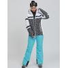 imageGS SNOWING Womens Ski Jackets and Pants Set Windproof Waterproof Insulated Snowsuit Winter Warm Snowboarding Snow Coat002blackblue