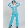 imageGS SNOWING Womens Ski Jackets and Pants Set Windproof Waterproof Insulated Snowsuit Winter Warm Snowboarding Snow Coat002blueblue
