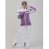 imageGS SNOWING Womens Ski Jackets and Pants Set Windproof Waterproof Insulated Snowsuit Winter Warm Snowboarding Snow Coat002purplewhite