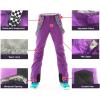 imageGS SNOWING Womens Ski Jackets and Pants Set Windproof Waterproof Insulated Snowsuit Winter Warm Snowboarding Snow CoatPurple03