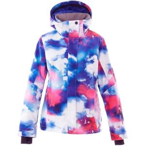 imageGS SNOWING Womens Ski Jackets Snowboard Coats Windproof Waterproof Insulated Warm Winter Mountain Hooded Jacket with Belt074