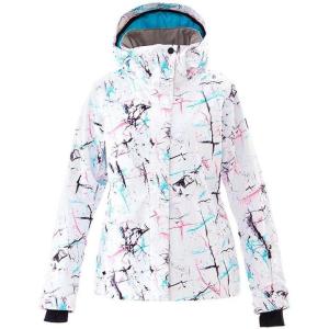 imageGS SNOWING Womens Ski Jackets Snowboard Coats Windproof Waterproof Insulated Warm Winter Mountain Hooded Jacket with Belt077