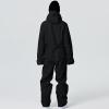 imageALSOGO Women One Pieces Ski Suits Jumpsuits Waterproof Insulated Snowsuit Overalls with Detachable Belt for Snow Sport02black