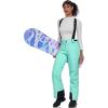 imageALSOGO Womens Insulated Snow Pants Winter Warm Ski Pant Outdoor Waterproof Snowboard Bibs with Detachable SuspenderBlue