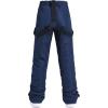 imageALSOGO Womens Insulated Snow Pants Winter Warm Ski Pant Outdoor Waterproof Snowboard Bibs with Detachable SuspenderNavy