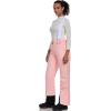 imageALSOGO Womens Insulated Snow Pants Winter Warm Ski Pant Outdoor Waterproof Snowboard Bibs with Detachable SuspenderPink