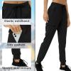 imageGS SNOWING Hiking Pants for Women Lightweight Quick Dry Outdoor Travel Capris Zipper Pockets Stretch Casual Pant