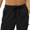 imageGS SNOWING Hiking Pants for Women Lightweight Quick Dry Outdoor Travel Capris Zipper Pockets Stretch Casual Pant