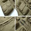 imageGS SNOWING Mens Mesh QuickDry Fishing Vest Outdoor Hunting Climbing Traveling Photography Cargo WaistcoatKhaki