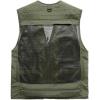 imageGS SNOWING Mens Mesh QuickDry Fishing Vest Outdoor Hunting Climbing Traveling Photography Cargo WaistcoatRed