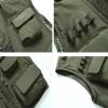 imageGS SNOWING Mens Mesh QuickDry Fishing Vest Outdoor Hunting Climbing Traveling Photography Cargo WaistcoatRed