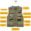 imageGS SNOWING Mens Mesh QuickDry Fishing Vest Outdoor Hunting Climbing Traveling Photography Cargo WaistcoatRed