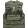 imageGS SNOWING Mens Mesh QuickDry Fishing Vest Outdoor Hunting Climbing Traveling Photography Cargo WaistcoatRed