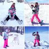 imageGS SNOWING Women Winter Waterproof Windproof Insulatd Snowboarding Jackets Ski Snow Coats and PantsBlue