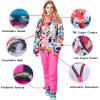 imageGS SNOWING Women Winter Waterproof Windproof Insulatd Snowboarding Jackets Ski Snow Coats and PantsBlue