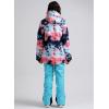 imageGS SNOWING Womens Ski Jackets and Pants Set Windproof Waterproof Colorful Snowboard Snowsuit036pink