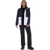 imageGS SNOWING Womens Ski Jackets and Pants Set Windproof Waterproof Colorful Snowboard Snowsuit133bkwblack