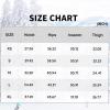 imageGS SNOWING Womens Snow Bibs Pants Insulated Waterproof Windproof Winter Ski Pants Snowboarding OverallsHoundstooth