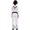 imageGS SNOWING Womens Snow Bibs Pants Insulated Waterproof Windproof Winter Ski Pants Snowboarding OverallsWhite