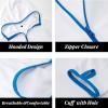 imageMens Long Sleeve Hoodie Zipper Jacket Sun Protection Quick Dry Lightweight Fishing Outdoor Hiking ShirtsWhite