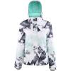 imageGS SNOWING Womens Waterproof Ski Jackets Windproof Mountain Snow Coat Warm Winter Sports Coat with Hood Green Mountain XS