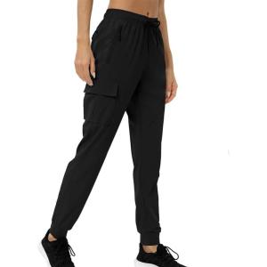 imageGS SNOWING Hiking Pants for Women Lightweight Quick Dry Outdoor Travel Capris Zipper Pockets Stretch Casual Pant