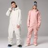 imageGS SNOWING Womens One Pieces Ski Suits Jumpsuits Ski Suit Coveralls Winter Outdoor Windproof Waterproof SnowsuitPink