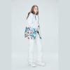 imageGS SNOWING Womens Ski Jackets and Bib Pants Set Warm Winter Snowboard SnowsuitC4white