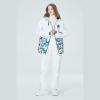 imageGS SNOWING Womens Ski Jackets and Bib Pants Set Warm Winter Snowboard SnowsuitC4white