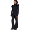 imageGS SNOWING Womens Ski Suit One Piece Snowsuits Insulated Waterproof Windproof Slim Winter Outdoor Onesies Ski Jumpsuit02black