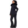 imageGS SNOWING Womens Ski Suit One Piece Snowsuits Insulated Waterproof Windproof Slim Winter Outdoor Onesies Ski Jumpsuit02black