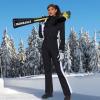 imageGS SNOWING Womens Ski Suit One Piece Snowsuits Insulated Waterproof Windproof Slim Winter Outdoor Onesies Ski Jumpsuit02blackwhite