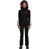 imageGS SNOWING Womens Ski Suit One Piece Snowsuits Insulated Waterproof Windproof Slim Winter Outdoor Onesies Ski JumpsuitBlack