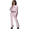 imageGS SNOWING Womens Ski Suit One Piece Snowsuits Insulated Waterproof Windproof Slim Winter Outdoor Onesies Ski JumpsuitPink